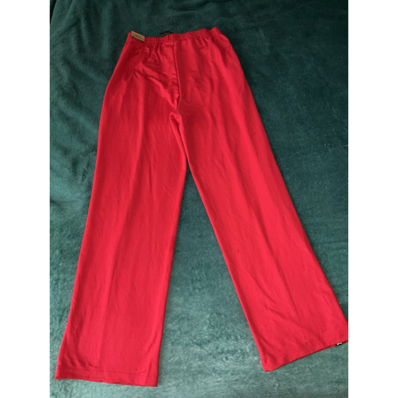 VS Pink Women's Size Medium Pink Track Pants Red - Picture 9 of 11